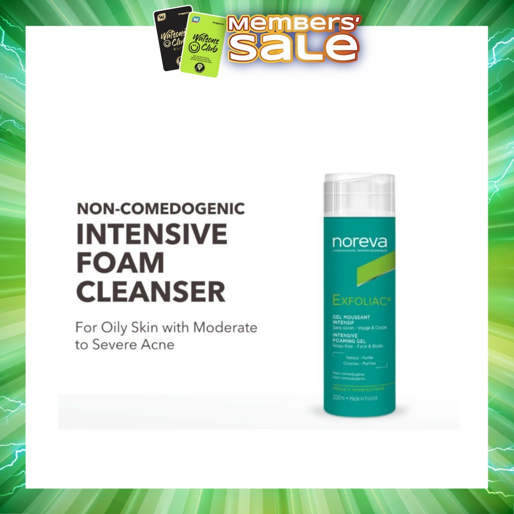 Exfoliac Intensive Foaming Gel Cleanser (For Oily Skin With Moderate To Severe Acne) 200ml