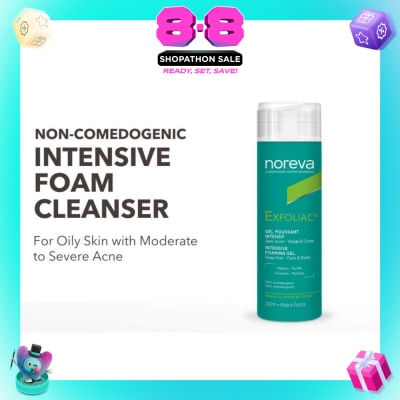 NOREVA - Exfoliac Intensive Foaming Gel Cleanser (For Oily Skin With Moderate To Severe Acne) 200ml