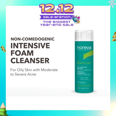 NOREVA Exfoliac Intensive Foaming Gel Cleanser (For Oily Skin With Moderate To Severe Acne) 200ml