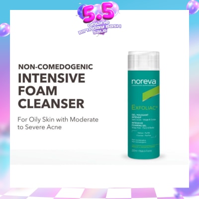 NOREVA - Exfoliac Intensive Foaming Gel Cleanser (For Oily Skin With Moderate To Severe Acne) 200ml