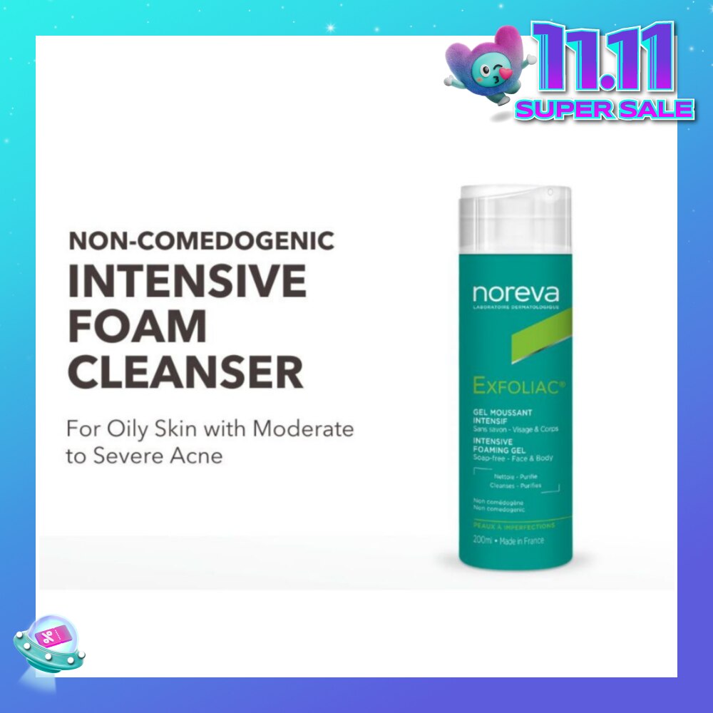 Exfoliac Intensive Foaming Gel Cleanser (For Oily Skin With Moderate To Severe Acne) 200ml