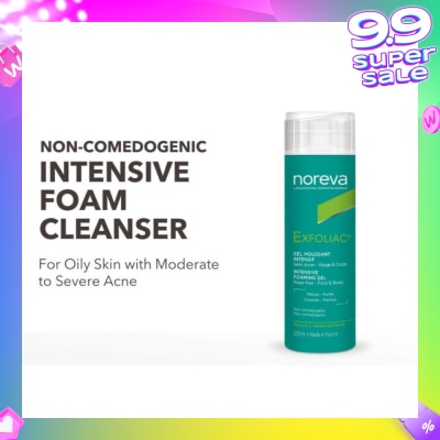 NOREVA Exfoliac Intensive Foaming Gel Cleanser (For Oily Skin With Moderate To Severe Acne) 200ml