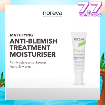 NOREVA Exfoliac Global X-Pro Intensive Global Care Anti-Blemish Treatment Moisturiser (To Eliminates Spots, Blackheads & Marks) 30ml