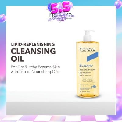 NOREVA - Eczeane Lipid-Replenishing Cleansing Oil (For Dry & Itchy Eczema Skin) 1000ml