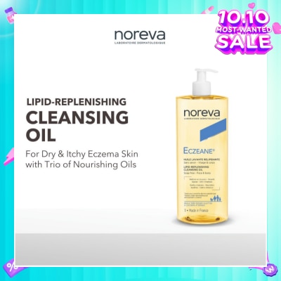 NOREVA Eczeane Lipid-Replenishing Cleansing Oil (For Dry & Itchy Eczema Skin) 1000ml