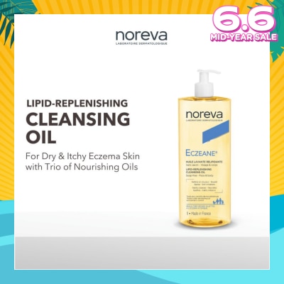 NOREVA Eczeane Lipid-Replenishing Cleansing Oil (For Dry & Itchy Eczema Skin) 1000ml