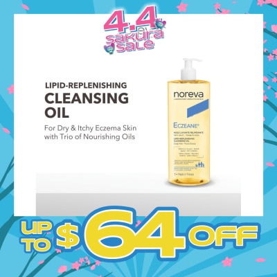 NOREVA - Eczeane Lipid-Replenishing Cleansing Oil (For Dry & Itchy Eczema Skin) 1000ml