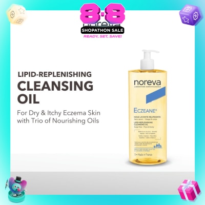 NOREVA - Eczeane Lipid-Replenishing Cleansing Oil (For Dry & Itchy Eczema Skin) 1000ml