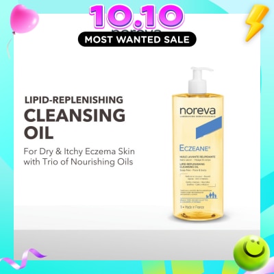NOREVA Eczeane Lipid Replenishing Cleansing Oil (For Dry & Itchy Eczema Skin) 1000ml image