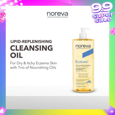 NOREVA Eczeane Lipid-Replenishing Cleansing Oil (For Dry & Itchy Eczema Skin) 1000ml
