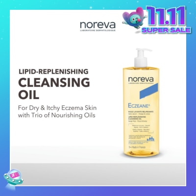 NOREVA Eczeane Lipid-Replenishing Cleansing Oil (For Dry & Itchy Eczema Skin) 1000ml