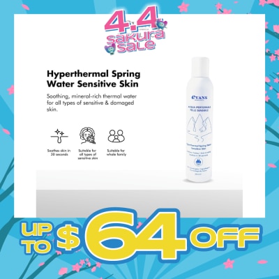 EVANS - Dermalogical Hyperthermal Spring Water 250ml