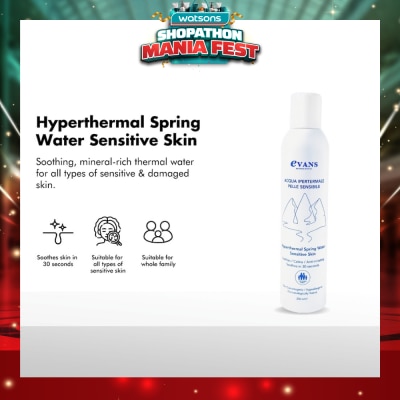 EVANS - Dermalogical Hyperthermal Spring Water 250ml