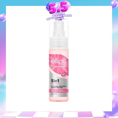 ELLIPS - 5 In 1 Hair Vitamin Milkshake (For Damaged Hair To Help Hair Strong & Healthy) 45ml