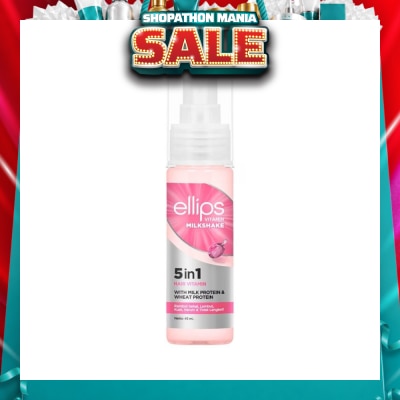 ELLIPS - 5 In 1 Hair Vitamin Milkshake (For Damaged Hair To Help Hair Strong & Healthy) 45ml