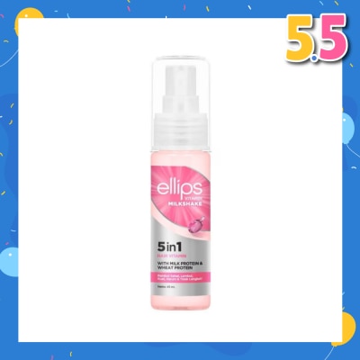 ELLIPS 5 In 1 Hair Vitamin Milkshake (For Damaged Hair To Help Hair Strong & Healthy) 45ml