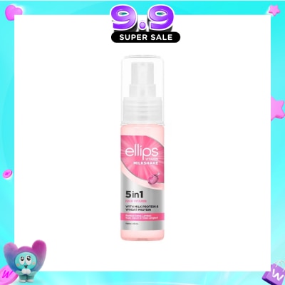 ELLIPS - 5 In 1 Hair Vitamin Milkshake (For Damaged Hair To Help Hair Strong & Healthy) 45ml image