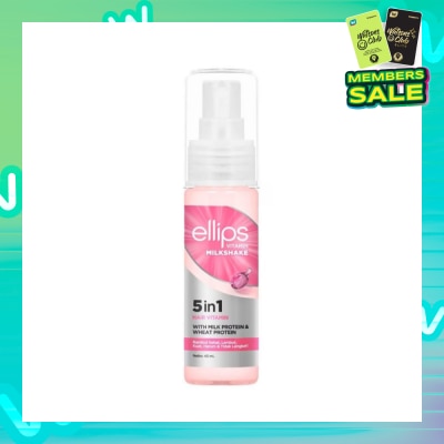 ELLIPS 5 In 1 Hair Vitamin Milkshake (For Damaged Hair To Help Hair Strong & Healthy) 45ml