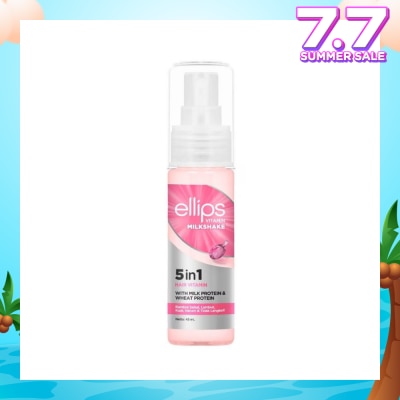 ELLIPS 5 In 1 Hair Vitamin Milkshake (For Damaged Hair To Help Hair Strong & Healthy) 45ml