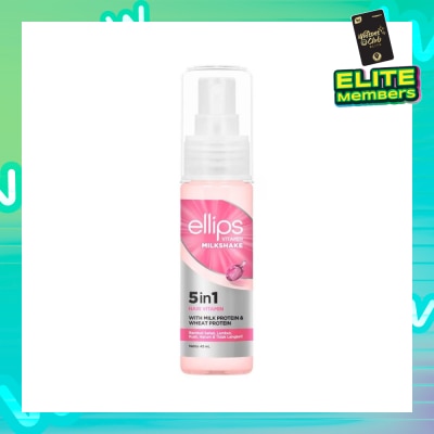 ELLIPS 5 In 1 Hair Vitamin Milkshake (For Damaged Hair To Help Hair Strong & Healthy) 45ml