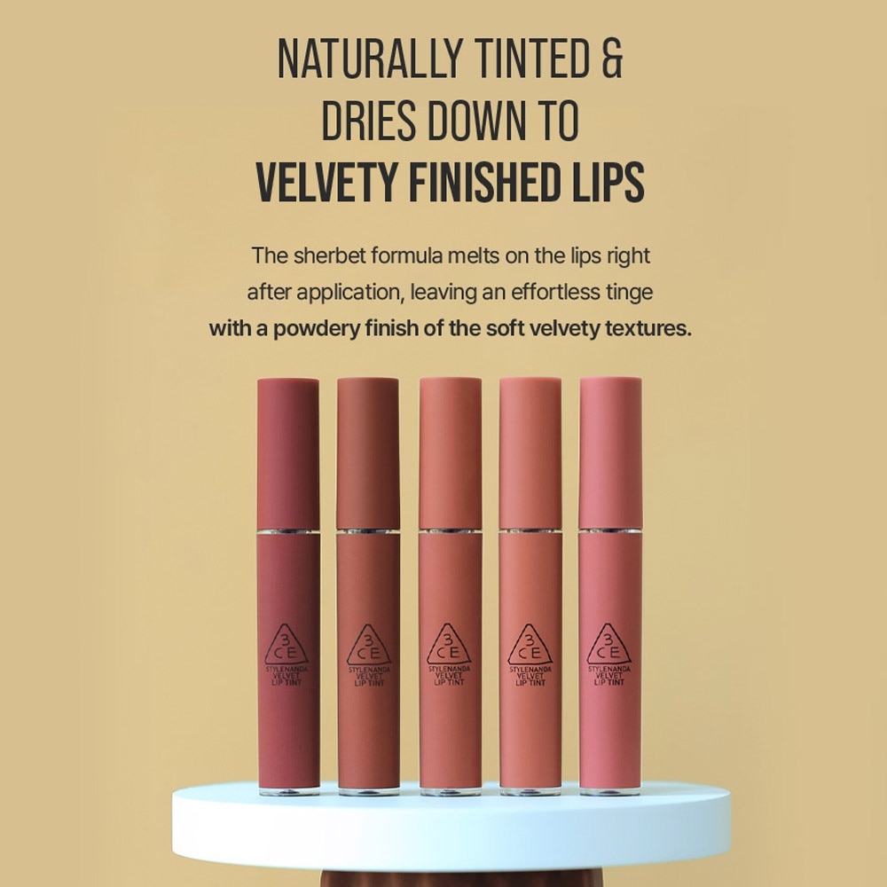 Velvet Lip Tint #New Nude (Soft & Velvety Matte Lips) 28g