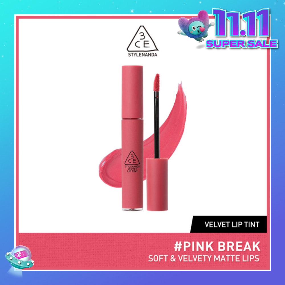 Velvet Lip Tint #Pink Break (Soft & Velvety Matte Lips) 28g
