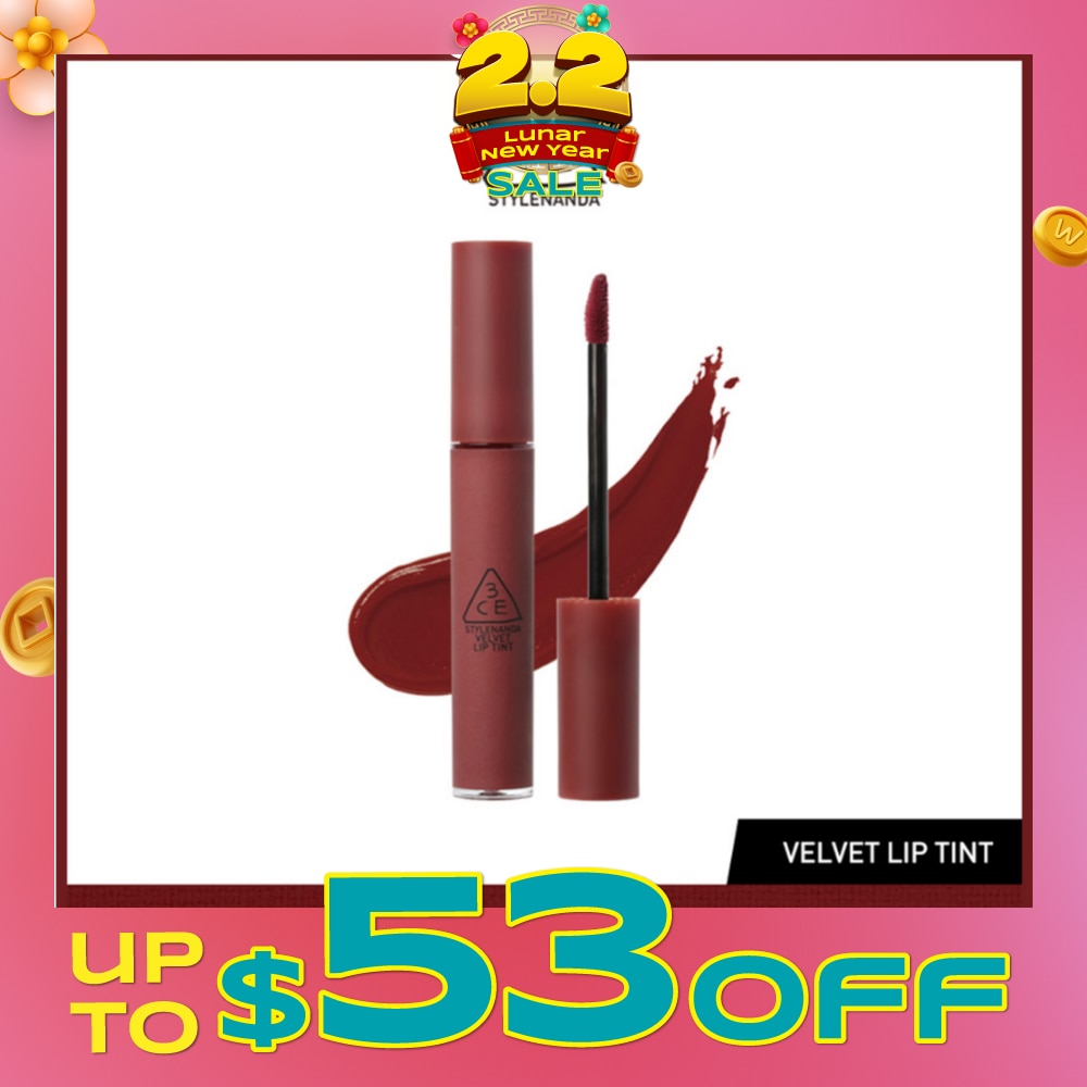 3CE Velvet Lip Tint #Definition (Soft & Velvety Matte Lips) 28g (Expiry: Aug`2026)