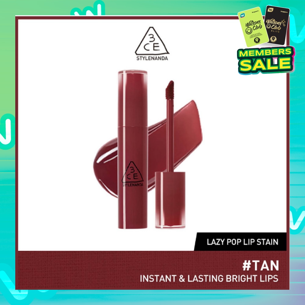 3CE Lazy Pop Lip Stain #Tan 27.5g
