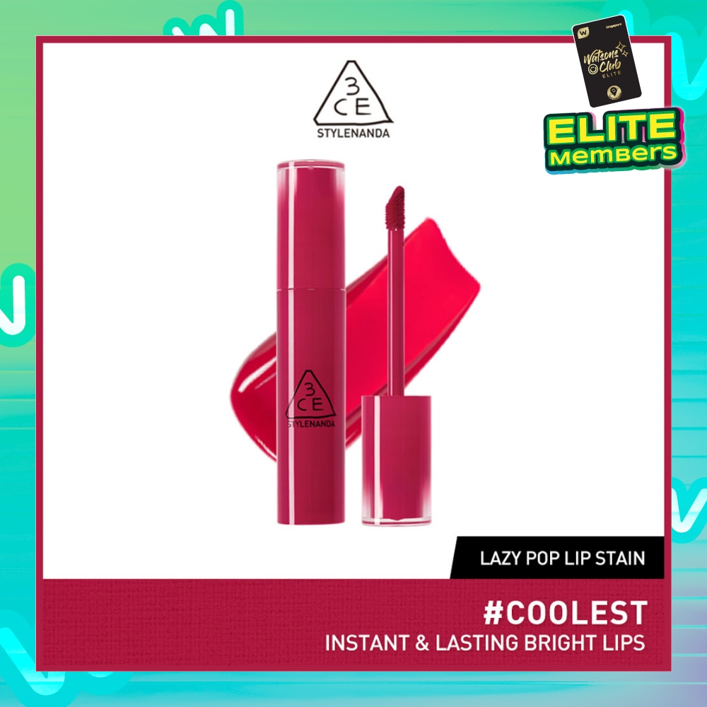 3CE Lazy Pop Lip Stain #Coolest 27.5g