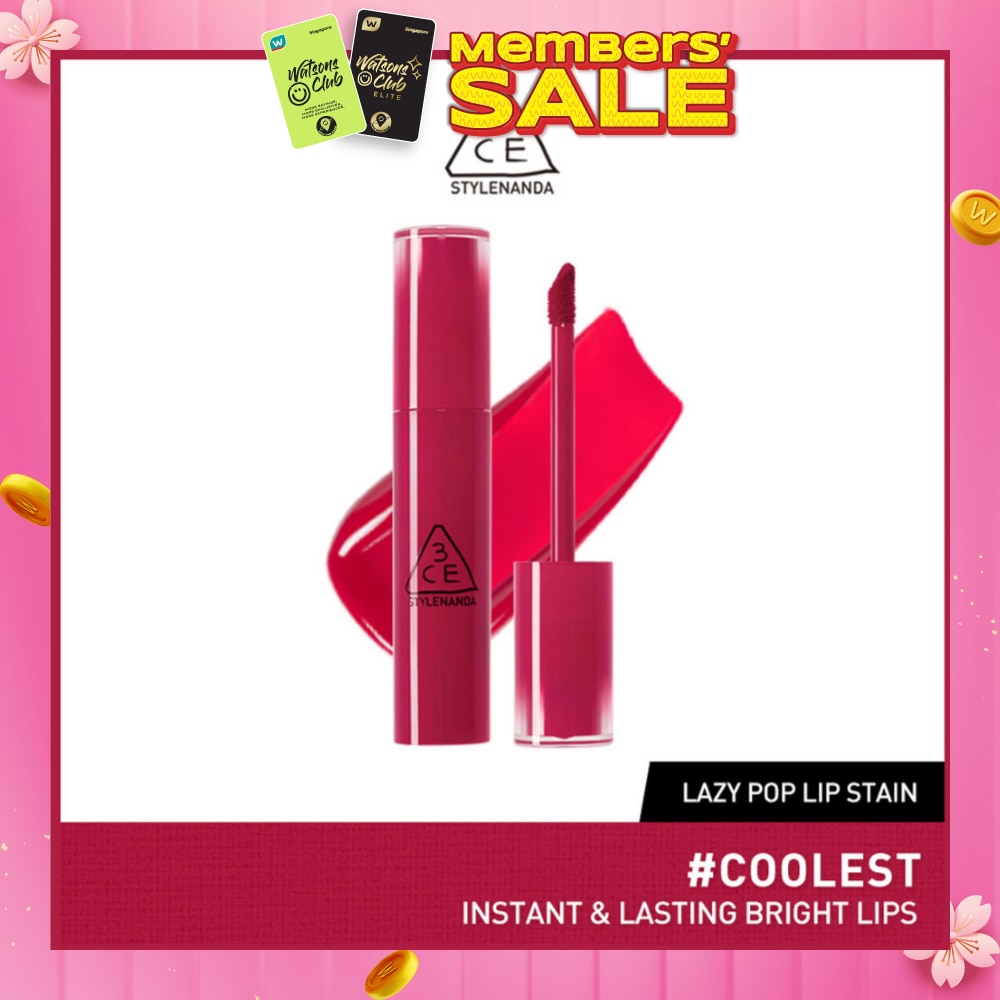 3CE Lazy Pop Lip Stain #Coolest 27.5g