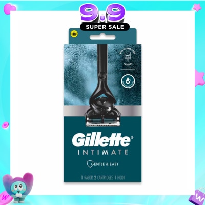GILLETTE - Intimate Gentle & Easy Hair Razor Packset (1 Razor & 2 Cartridges & 1 Hook) 1s image
