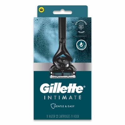 GILLETTE Intimate Gentle & Easy Hair Razor Packset (1 Razor & 2 Cartridges & 1 Hook) 1s