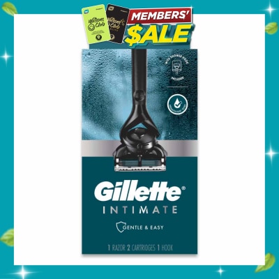 GILLETTE Intimate Gentle & Easy Hair Razor Packset (1 Razor & 2 Cartridges & 1 Hook) 1s image