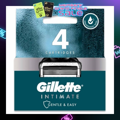 GILLETTE Intimate Gentle & Easy Hair Razor Blade Refill Packset 4s