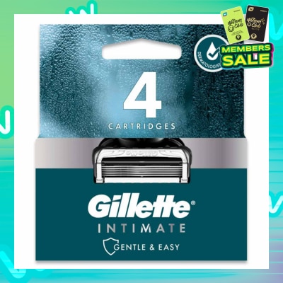 GILLETTE Intimate Gentle & Easy Hair Razor Blade Refill Packset 4s
