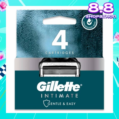 GILLETTE Intimate Gentle & Easy Hair Razor Blade Refill Packset 4s