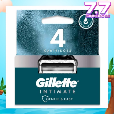 GILLETTE Intimate Gentle & Easy Hair Razor Blade Refill Packset 4s