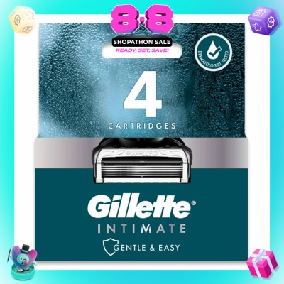 GILLETTE - Intimate Gentle & Easy Hair Razor Blade Refill Packset 4s