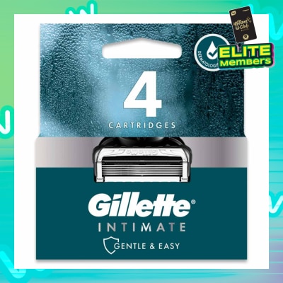 GILLETTE Intimate Gentle & Easy Hair Razor Blade Refill Packset 4s