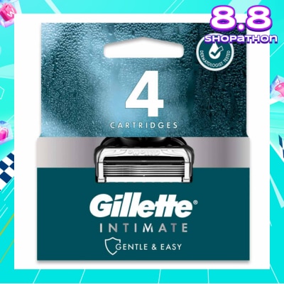GILLETTE Intimate Gentle & Easy Hair Razor Blade Refill Packset 4s