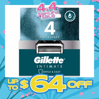 GILLETTE - Intimate Gentle & Easy Hair Razor Blade Refill Packset 4s