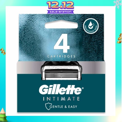 GILLETTE Intimate Gentle & Easy Hair Razor Blade Refill Packset 4s