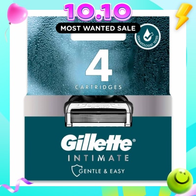 GILLETTE Intimate Gentle & Easy Hair Razor Blade Refill Packset 4s image