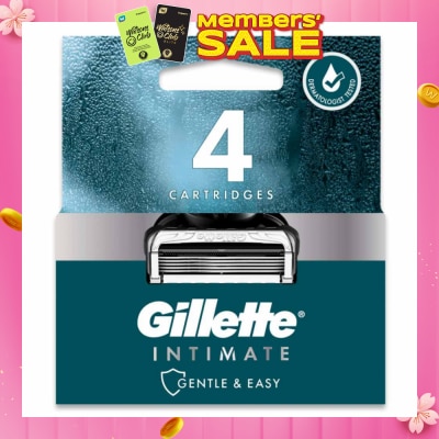 GILLETTE Intimate Gentle & Easy Hair Razor Blade Refill Packset 4s