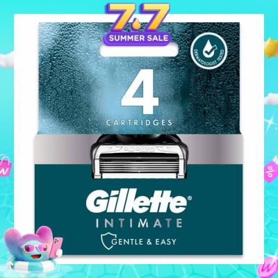 GILLETTE - Intimate Gentle & Easy Hair Razor Blade Refill Packset 4s