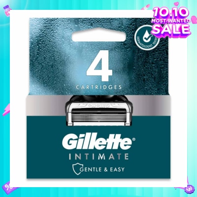 GILLETTE Intimate Gentle & Easy Hair Razor Blade Refill Packset 4s
