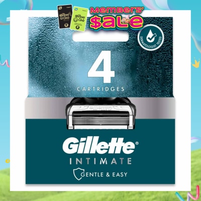 GILLETTE - Intimate Gentle & Easy Hair Razor Blade Refill Packset 4s
