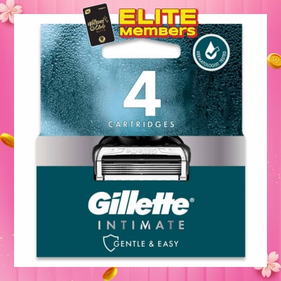 GILLETTE Intimate Gentle & Easy Hair Razor Blade Refill Packset 4s
