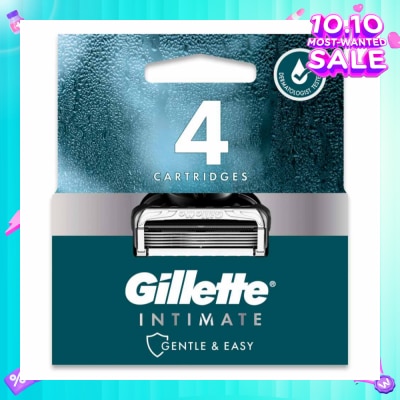 GILLETTE Intimate Gentle & Easy Hair Razor Blade Refill Packset 4s