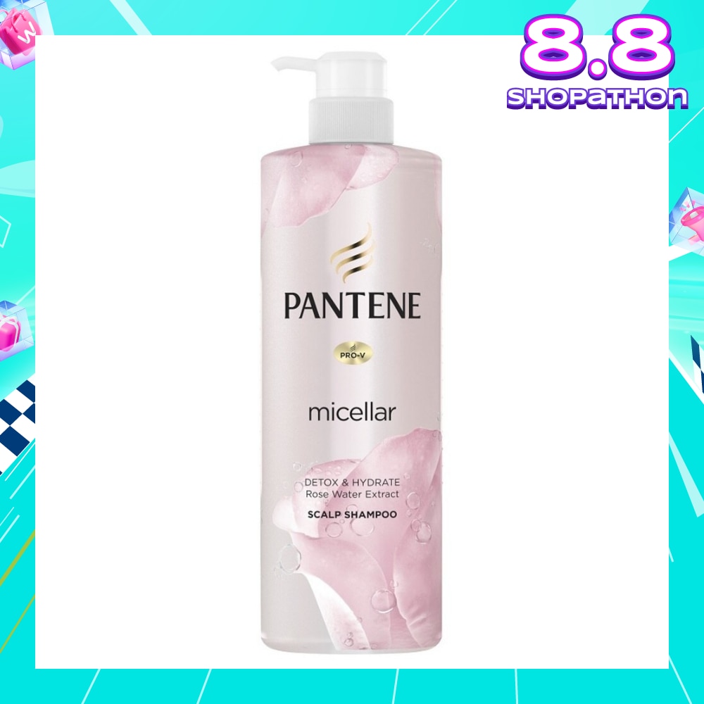 Micellar Detox and Hydrate With Rose Water Extract Scalp Shampoo (Protect Hair from Dryness and Dullness) 530ml